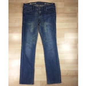 ⭐️Madewell Jeans Rail Straight Leg Jeans 27x31